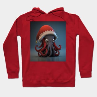 Octopus Santa Hoodie